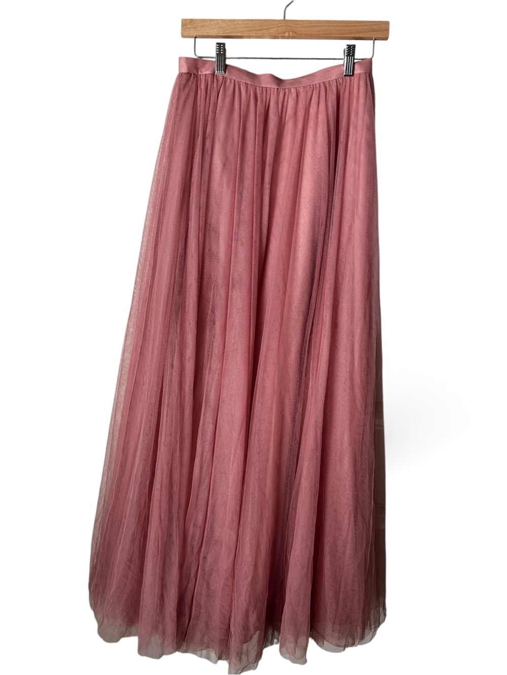 Revelry Rose Mauve Tulle Maxi Skirt